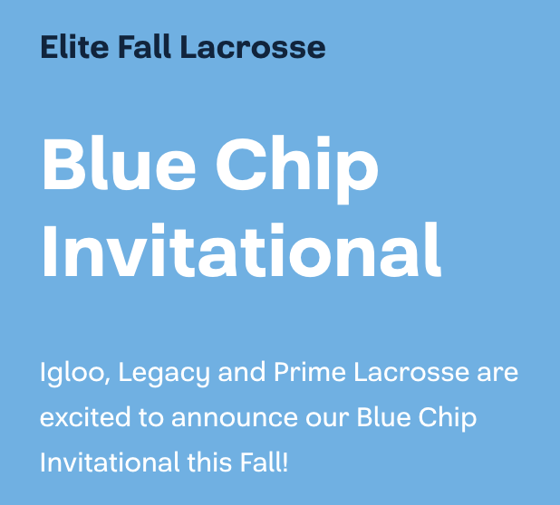 The 2026 Blue Chip Invitational Logo