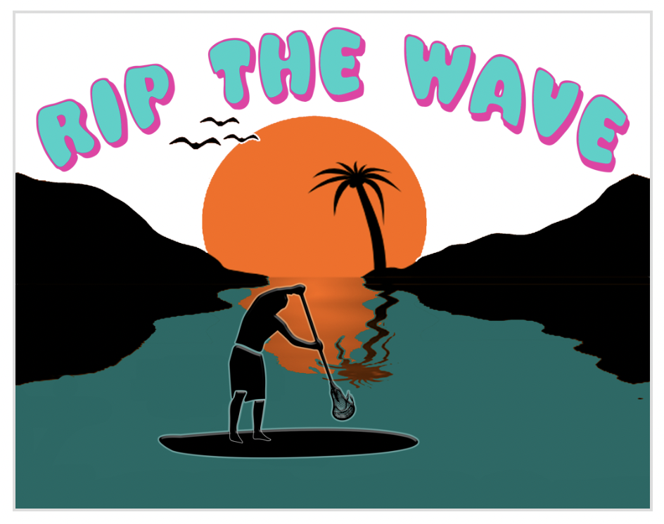 2023 Girls Rip the Wave Logo
